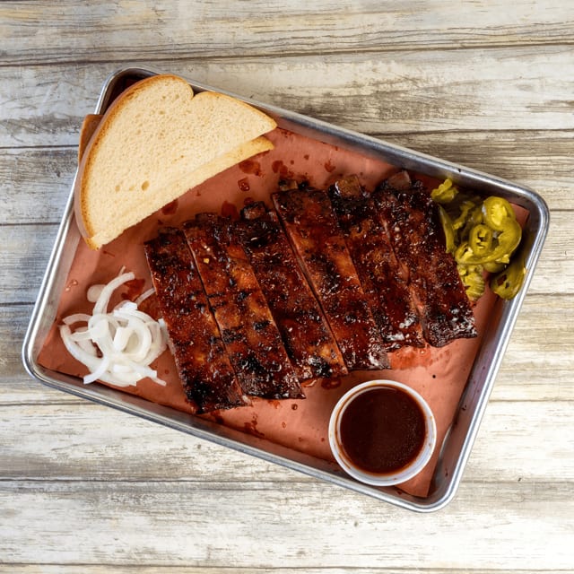 Half Rack Spare Ribs.