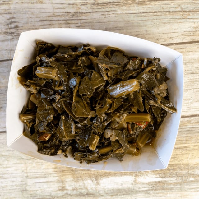 Half Pan Collard Greens.
